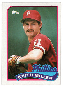 Keith Miller RC - Philadelphia Phillies (MLB Baseball Card) 1989 Topps # 268 Mint