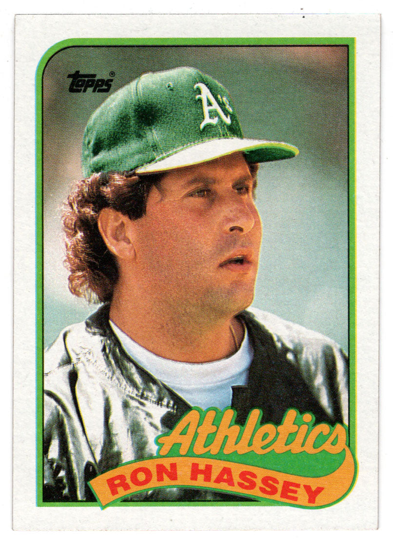 Ron Hassey - Oakland Athletics (MLB Baseball Card) 1989 Topps # 272 Mint
