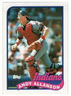 Andy Allanson - Cleveland Indians (MLB Baseball Card) 1989 Topps # 283 Mint