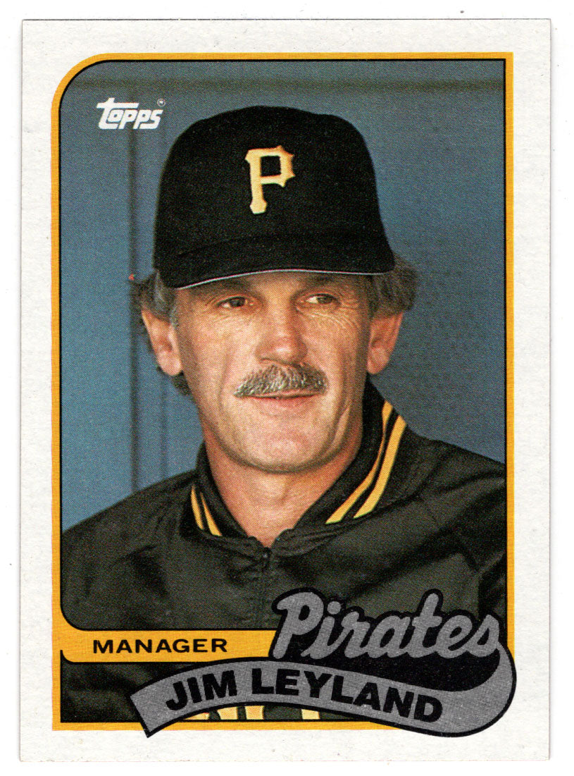 Jim Leyland - Pittsburgh Pirates - Manager (MLB Baseball Card) 1989 Topps # 284 Mint