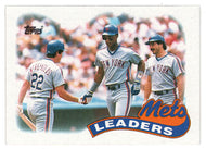 New York Mets - Team Leaders (MLB Baseball Card) 1989 Topps # 291 Mint