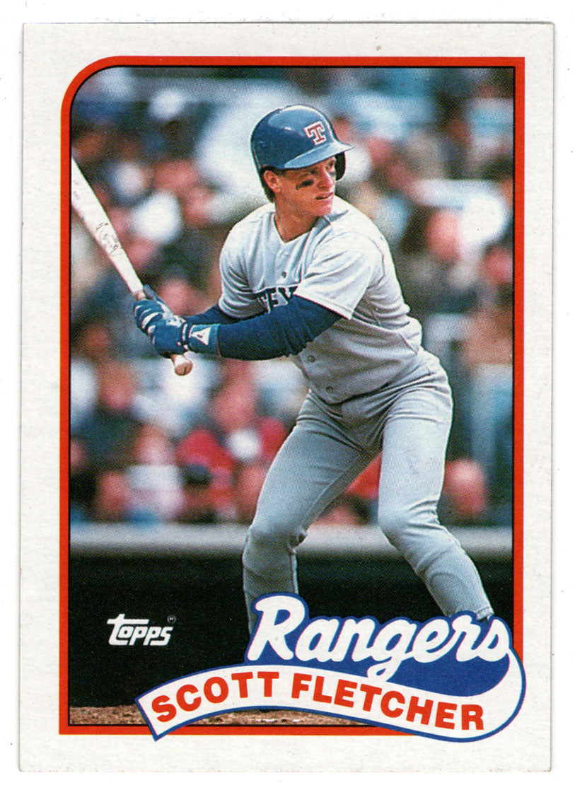 Scott Fletcher - Texas Rangers (MLB Baseball Card) 1989 Topps # 295 Mint