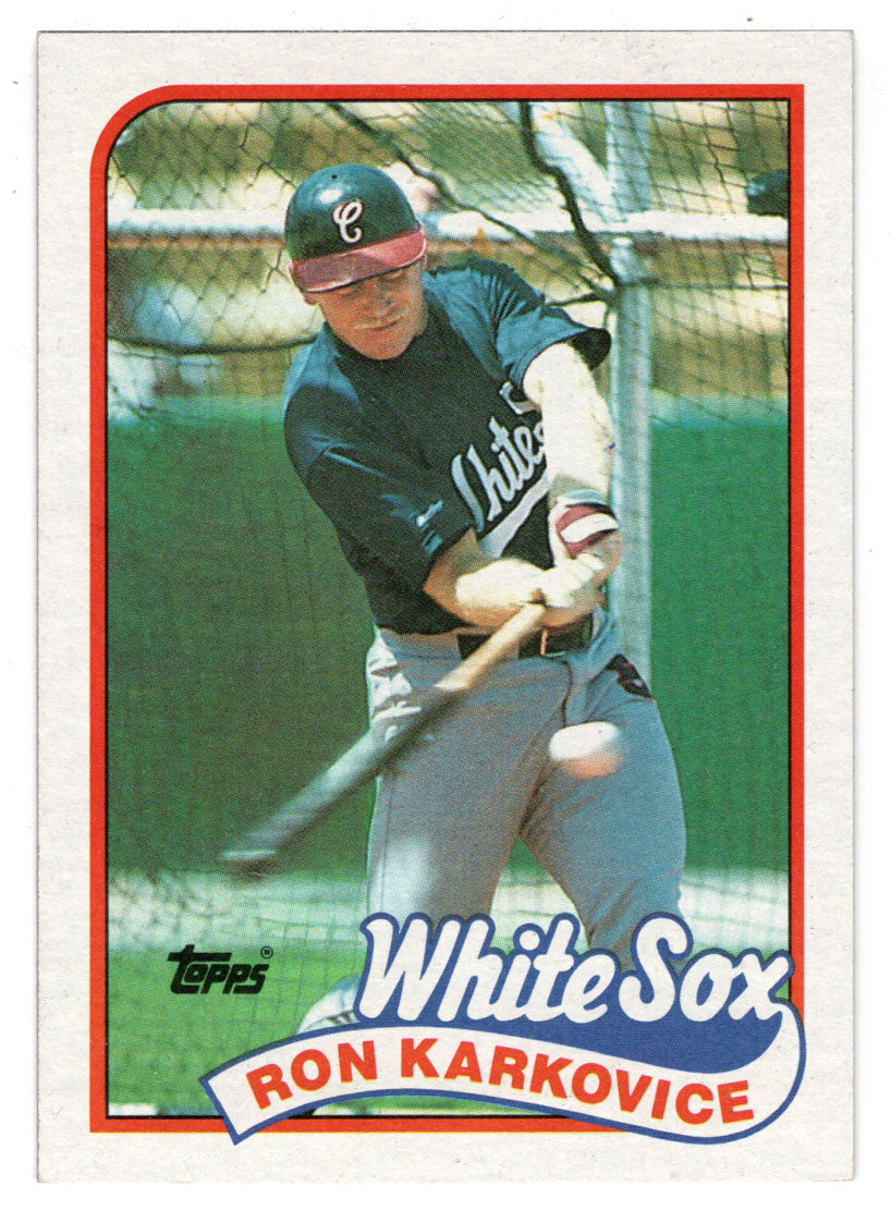 Ron Karkovice - Chicago White Sox (MLB Baseball Card) 1989 Topps # 308 Mint