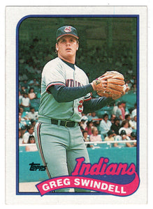 Greg Swindell - Cleveland Indians (MLB Baseball Card) 1989 Topps # 315 Mint