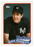 Dave Righetti - New York Yankees (MLB Baseball Card) 1989 Topps # 335 Mint