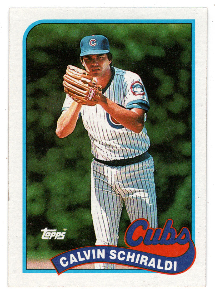 Calvin Schiraldi - Chicago Cubs (MLB Baseball Card) 1989 Topps # 337 Mint