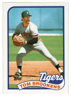 Tom Brookens - Detroit Tigers (MLB Baseball Card) 1989 Topps # 342 Mint