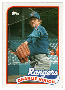 Charlie Hough - Texas Rangers (MLB Baseball Card) 1989 Topps # 345 Mint