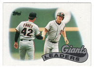 San Francisco Giants - Team Leaders (MLB Baseball Card) 1989 Topps # 351 Mint
