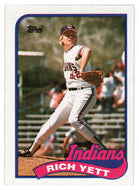 Rich Yett - Cleveland Indians (MLB Baseball Card) 1989 Topps # 363 Mint