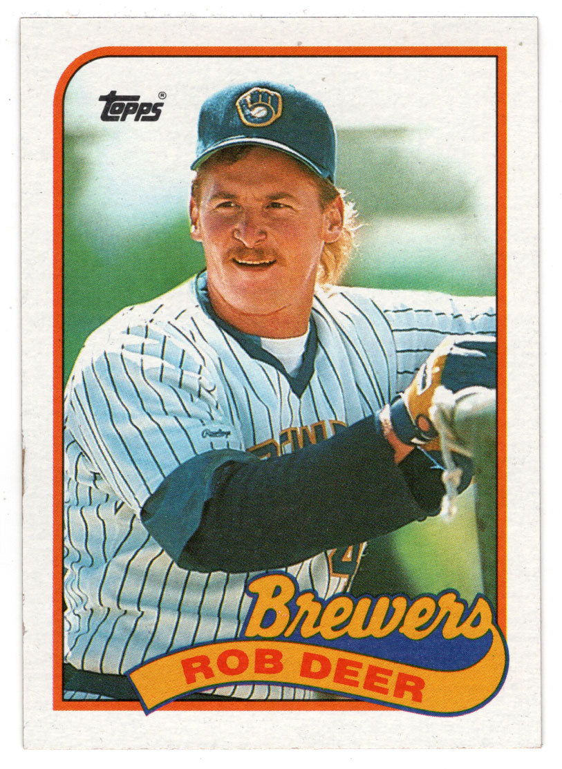 Rob Deer - Milwaukee Brewers (MLB Baseball Card) 1989 Topps # 364 Mint