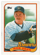 Rob Deer - Milwaukee Brewers (MLB Baseball Card) 1989 Topps # 364 Mint