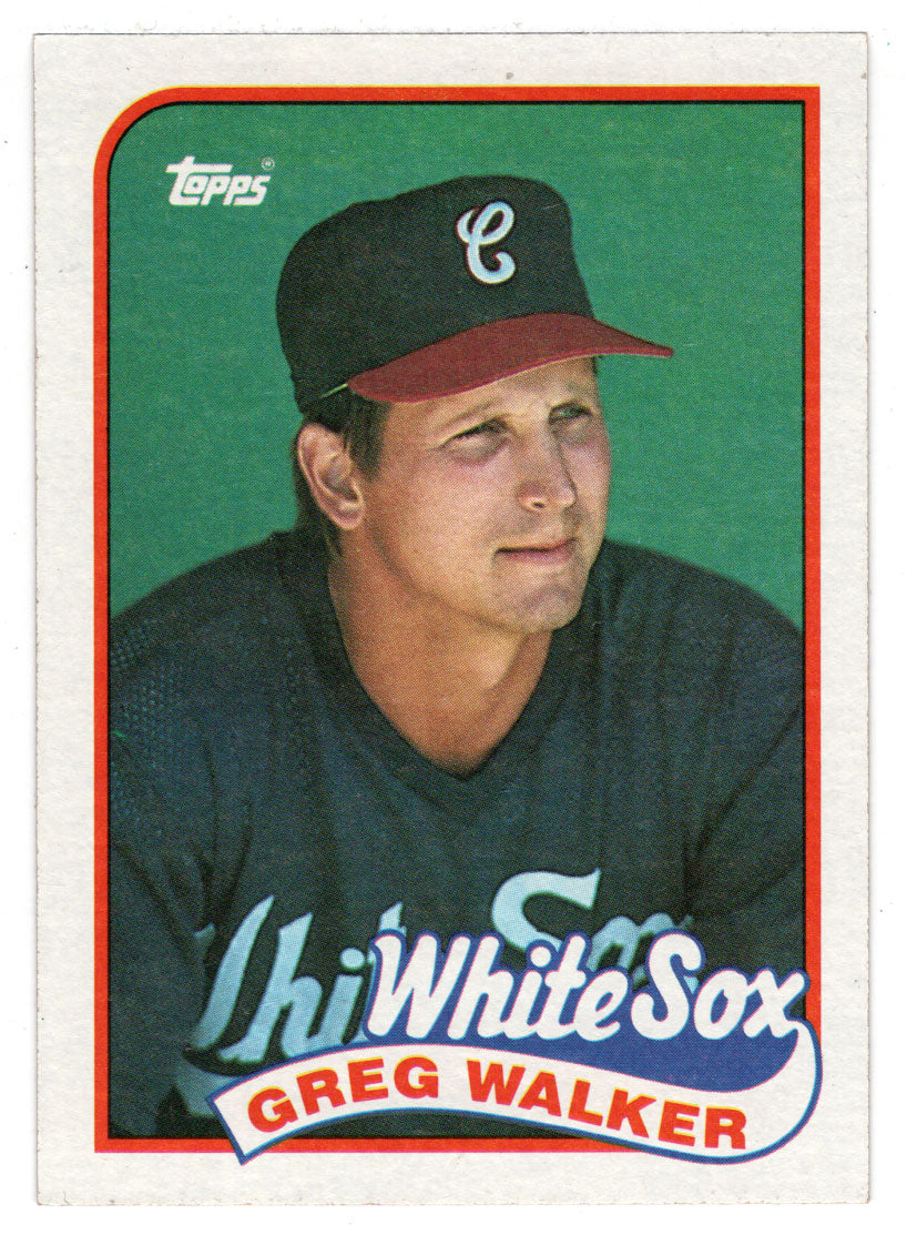 Greg Walker - Chicago White Sox (MLB Baseball Card) 1989 Topps # 408 Mint