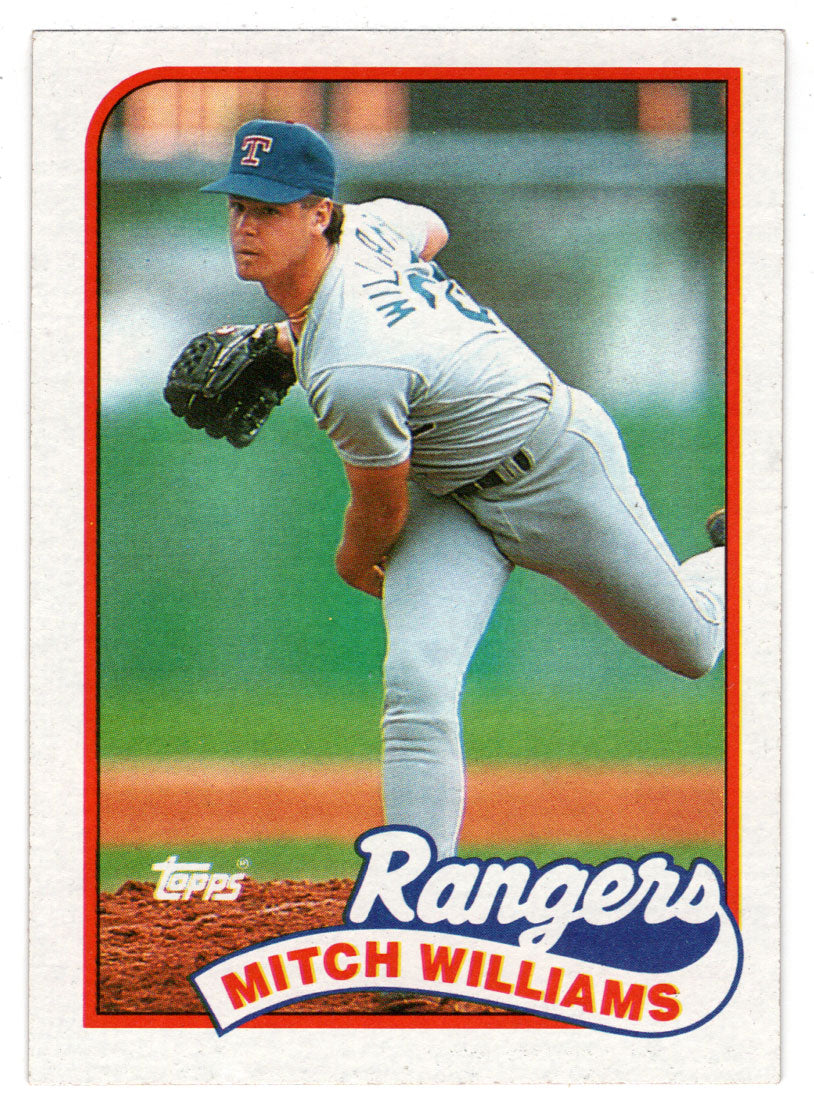 Mitch Williams - Texas Rangers (MLB Baseball Card) 1989 Topps