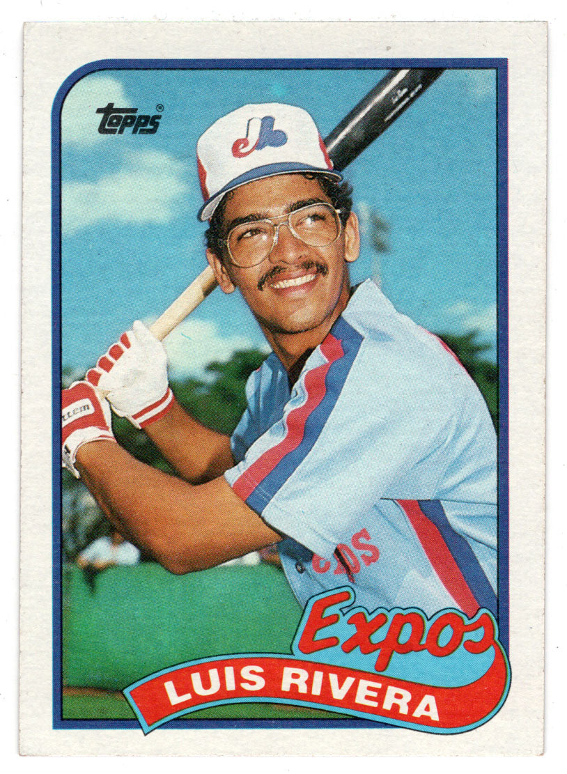 Luis Rivera - Montreal Expos (MLB Baseball Card) 1989 Topps # 431 Mint