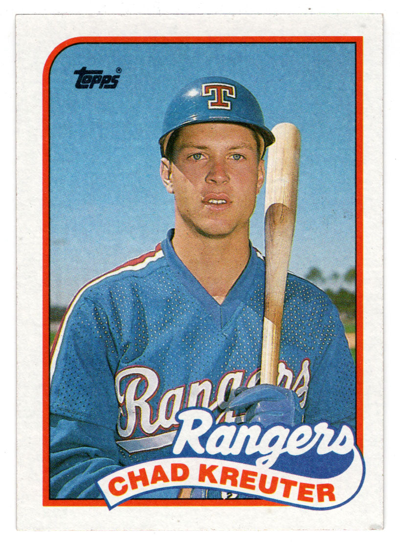 Chad Kreuter RC - Texas Rangers (MLB Baseball Card) 1989 Topps # 432 Mint