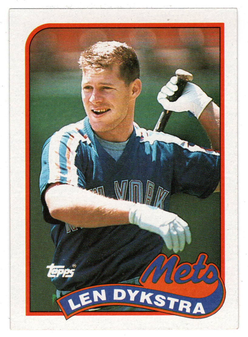 Len Dykstra - New York Mets (MLB Baseball Card) 1989 Topps # 435 Mint