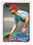 Greg Gross - Philadelphia Phillies (MLB Baseball Card) 1989 Topps # 438 Mint