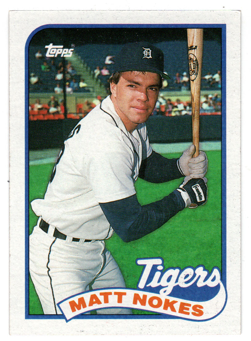 Matt Nokes - Detroit Tigers (MLB Baseball Card) 1989 Topps # 445 Mint