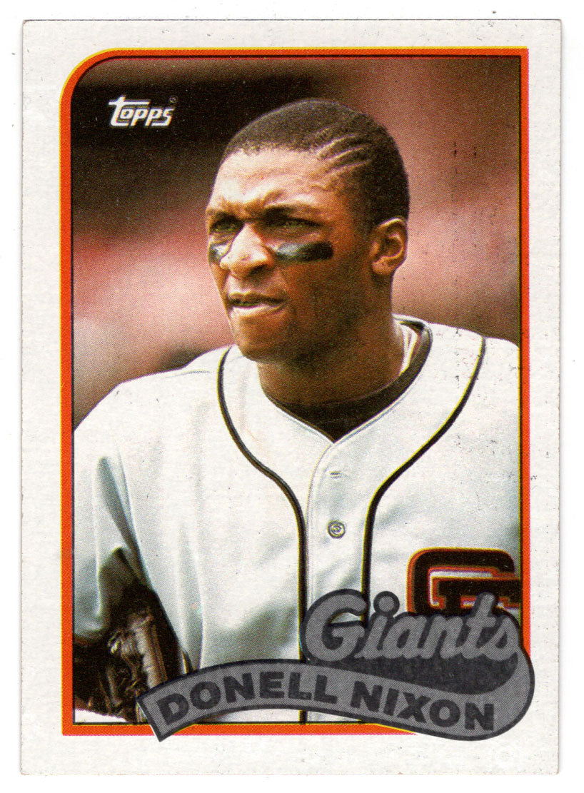 Donell Nixon - San Francisco Giants (MLB Baseball Card) 1989 Topps # 447 Mint