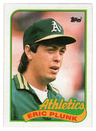 Eric Plunk - Oakland Athletics (MLB Baseball Card) 1989 Topps # 448 Mint