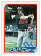 Mark Davidson - Minnesota Twins (MLB Baseball Card) 1989 Topps # 451 Mint