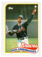 Paul Assenmacher - Atlanta Braves (MLB Baseball Card) 1989 Topps # 454 Mint