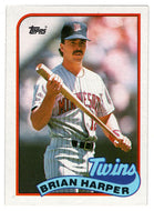 Brian Harper - Minnesota Twins (MLB Baseball Card) 1989 Topps # 472 Mint