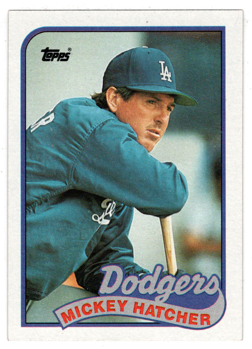 Mickey Hatcher - Los Angeles Dodgers (MLB Baseball Card) 1989 Topps # 483 Mint