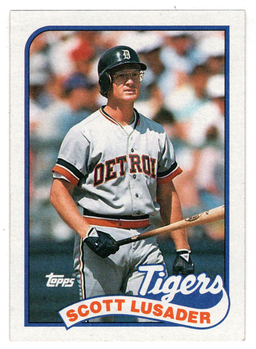 Scott Lusader - Detroit Tigers (MLB Baseball Card) 1989 Topps # 487 Mint