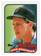 Todd Benzinger - Boston Red Sox (MLB Baseball Card) 1989 Topps # 493 Mint