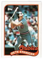 Pete Stanicek - Baltimore Orioles (MLB Baseball Card) 1989 Topps # 497 Mint