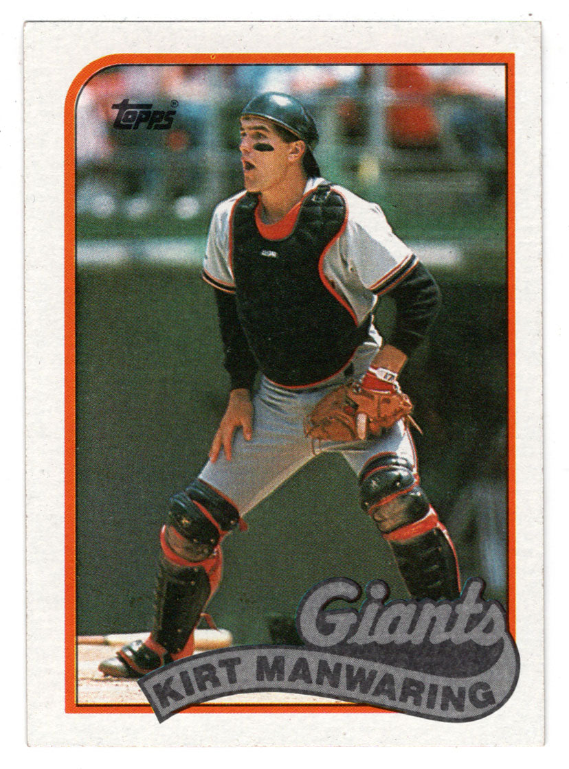 Kirt Manwaring - San Francisco Giants (MLB Baseball Card) 1989 Topps # 506 Mint