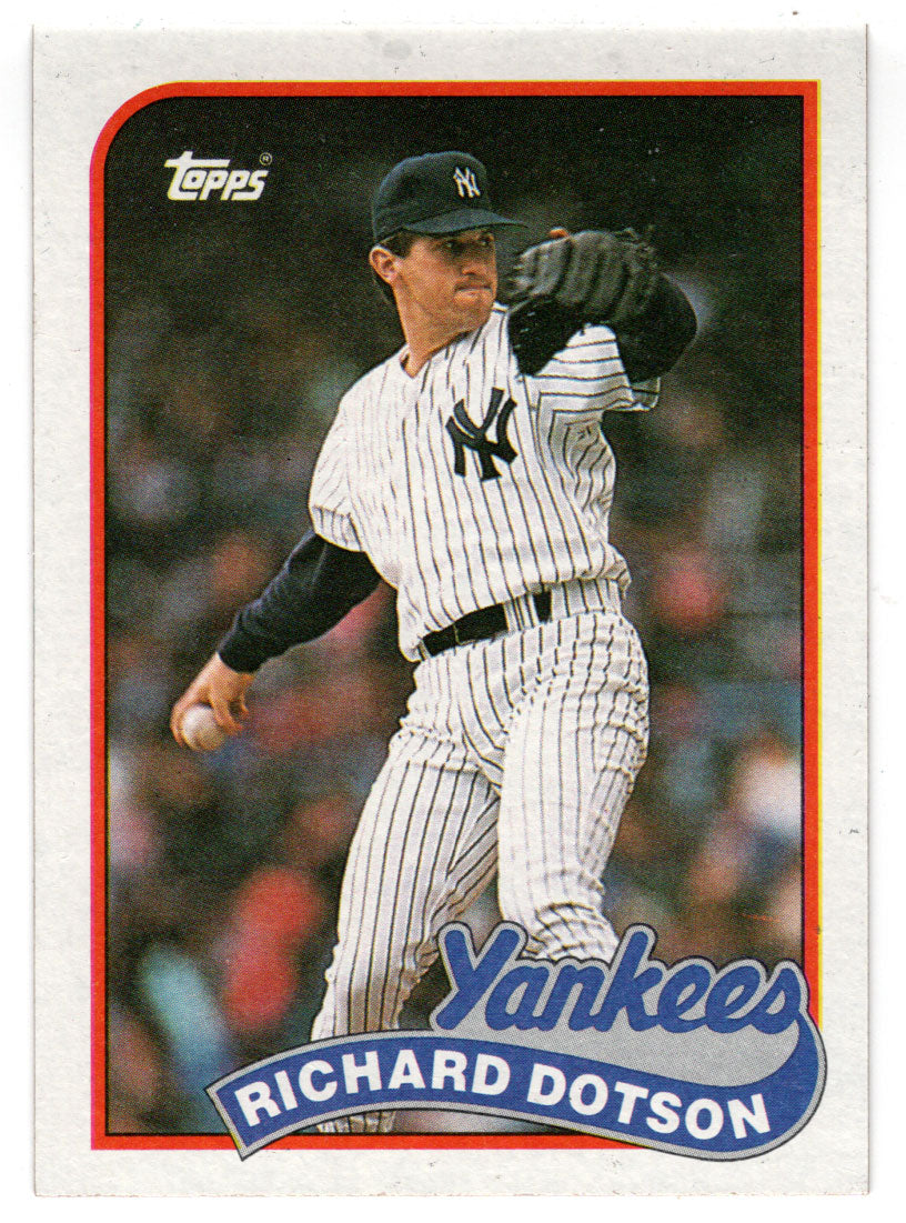 Richard Dotson - New York Yankees (MLB Baseball Card) 1989 Topps # 511 Mint