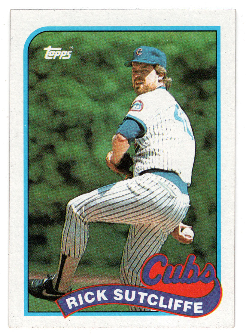Rick Sutcliffe - Chicago Cubs (MLB Baseball Card) 1989 Topps # 520 Mint