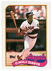 Chili Davis - California Angels (MLB Baseball Card) 1989 Topps # 525 Mint