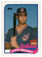 Luis Medina - Cleveland Indians (MLB Baseball Card) 1989 Topps # 528 Mint