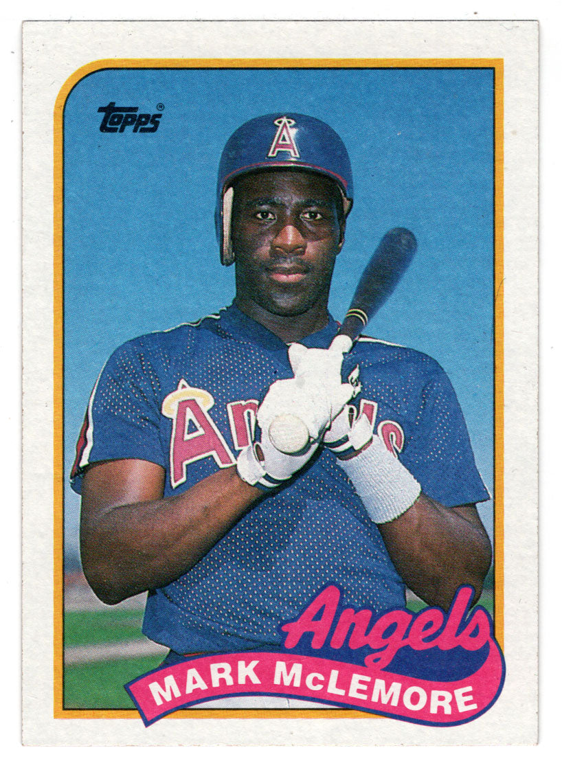 Mark McLemore - California Angels (MLB Baseball Card) 1989 Topps # 547 Mint