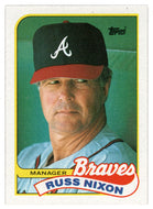 Russ Nixon - Atlanta Braves - Manager (MLB Baseball Card) 1989 Topps # 564 Mint