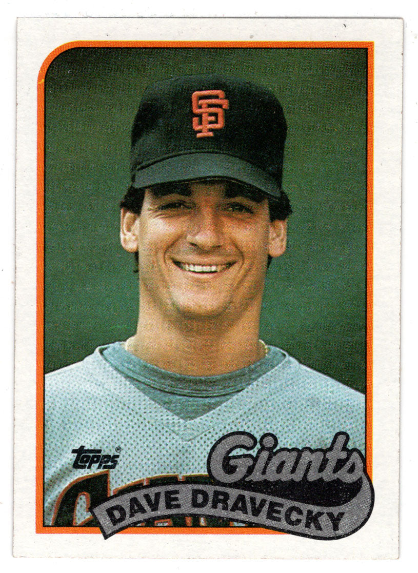 Dave Dravecky - San Francisco Giants (MLB Baseball Card) 1989 Topps # 601 Mint