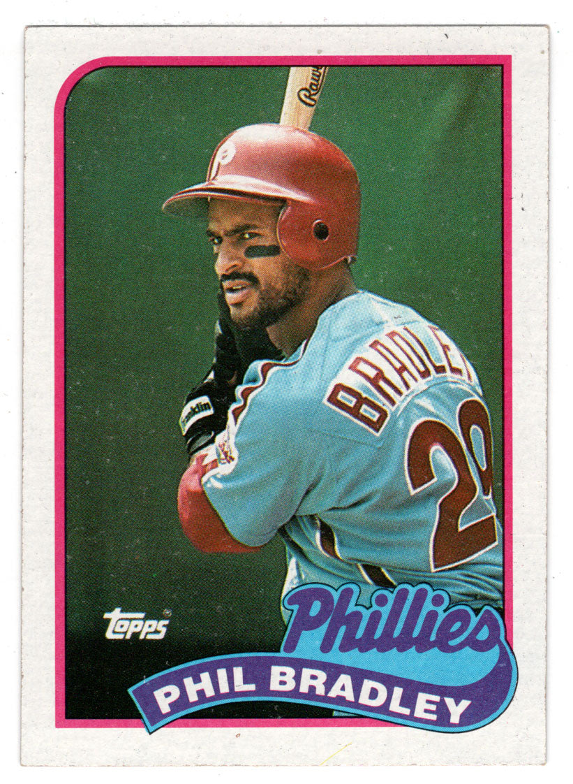 Phil Bradley - Philadelphia Phillies (MLB Baseball Card) 1989 Topps # 608 Mint