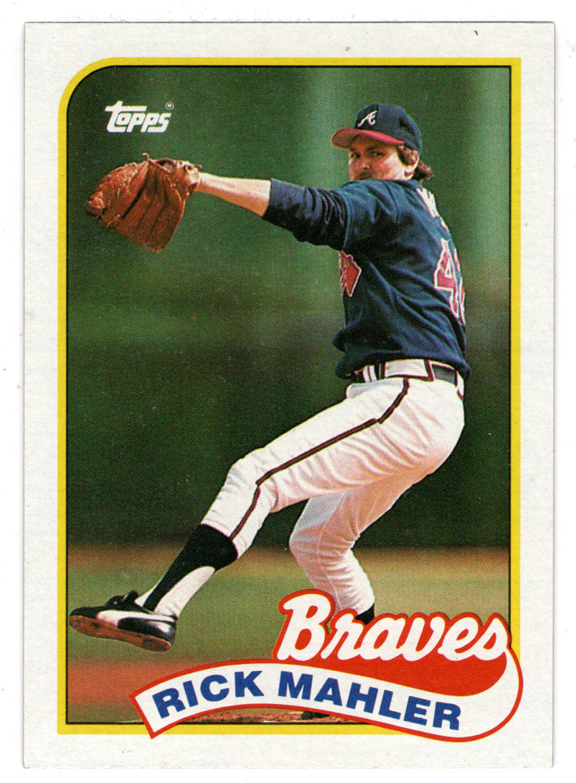 Rick Mahler - Atlanta Braves (MLB Baseball Card) 1989 Topps # 621 Mint