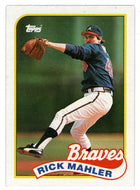 Rick Mahler - Atlanta Braves (MLB Baseball Card) 1989 Topps # 621 Mint