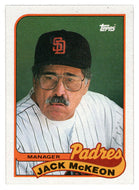 Jack McKeon - San Diego Padres - Manager (MLB Baseball Card) 1989 Topps # 624 Mint