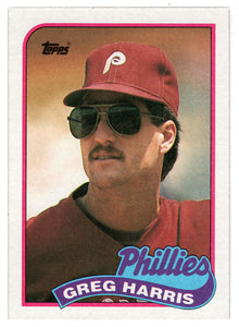 Greg Harris - Philadelphia Phillies (MLB Baseball Card) 1989 Topps # 627 Mint