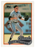 Matt Williams - San Francisco Giants (MLB Baseball Card) 1989 Topps # 628 Mint