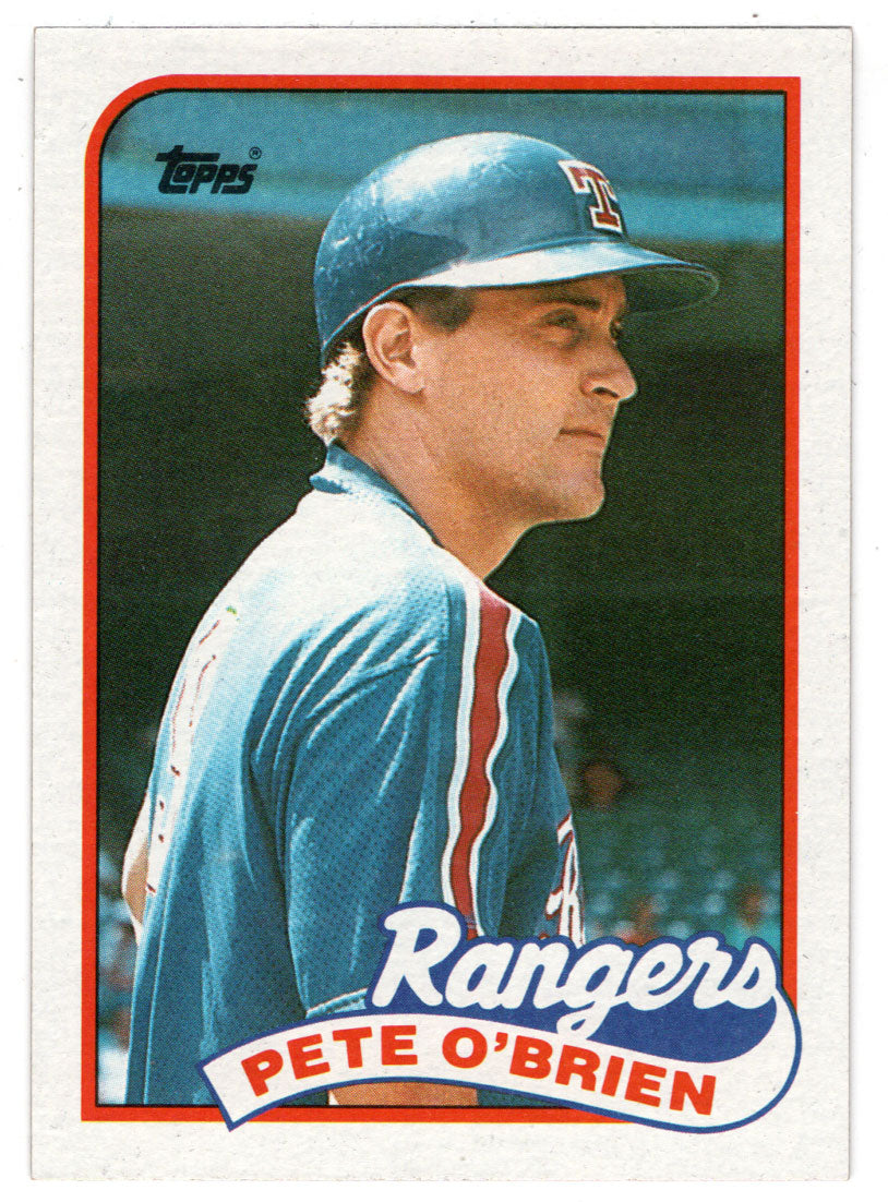 Pete O'Brien - Texas Rangers (MLB Baseball Card) 1989 Topps # 629 Mint
