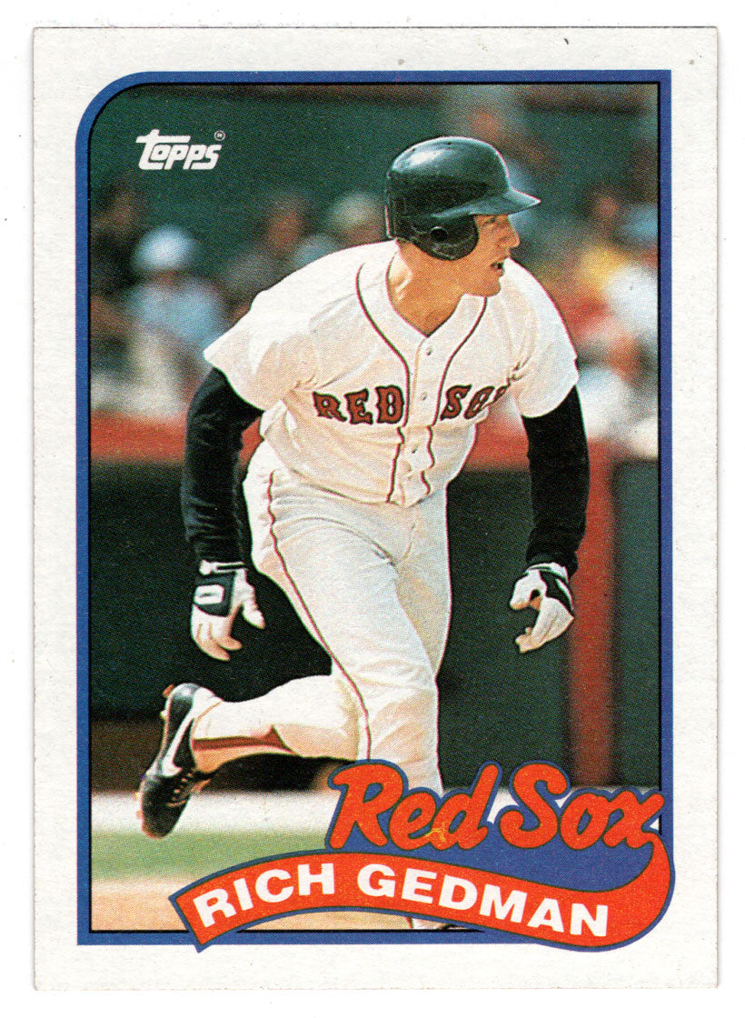 Rich Gedman - Boston Red Sox (MLB Baseball Card) 1989 Topps # 652 Mint