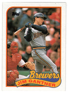 Jim Gantner - Milwaukee Brewers (MLB Baseball Card) 1989 Topps # 671 Mint