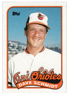 Dave Schmidt - Baltimore Orioles (MLB Baseball Card) 1989 Topps # 677 Mint